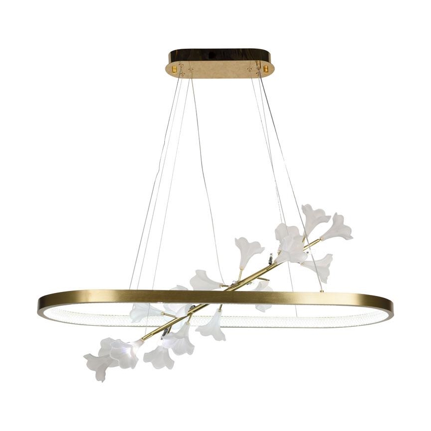 LED Prigušivi luster na sajli LED/55W/230V 3000-6500K + Daljinski upravljač