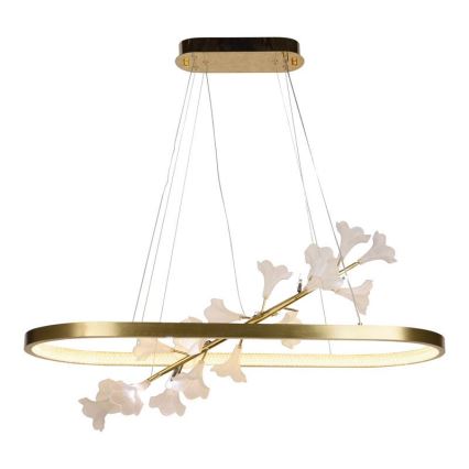 LED Prigušivi luster na sajli LED/55W/230V 3000-6500K + Daljinski upravljač