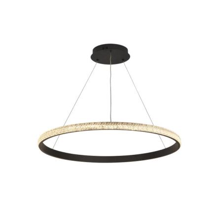 LED Prigušivi luster na sajli LED/55W/230V 3000-6500K pr. 80 cm + Daljinski upravljač