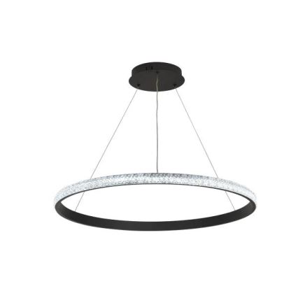 LED Prigušivi luster na sajli LED/55W/230V 3000-6500K pr. 80 cm + Daljinski upravljač