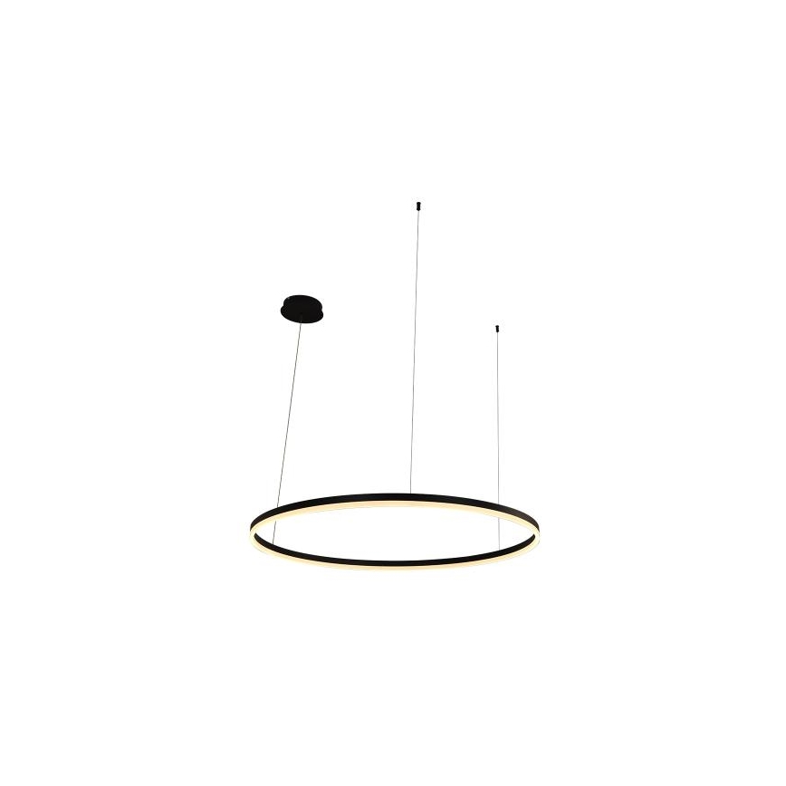 LED Prigušivi luster na sajli LED/55W/230V 3000-6500K pr. 80 cm + Daljinski upravljač