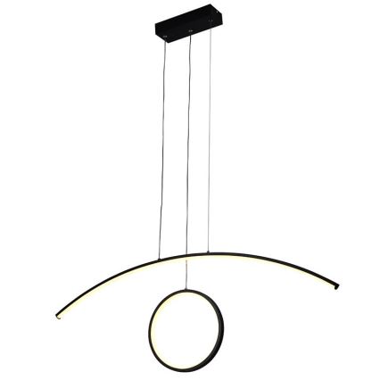 LED Prigušivi luster na sajli LED/55W/230V 3000-6500K + daljinski upravljač