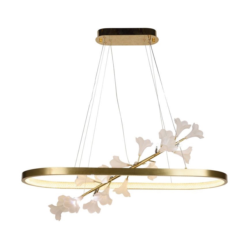 LED Prigušivi luster na sajli LED/65W/230V 3000-6500K + Daljinski upravljač