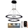LED Prigušivi luster na sajli LED/65W/230V 3000-6500K + Daljinski upravljač