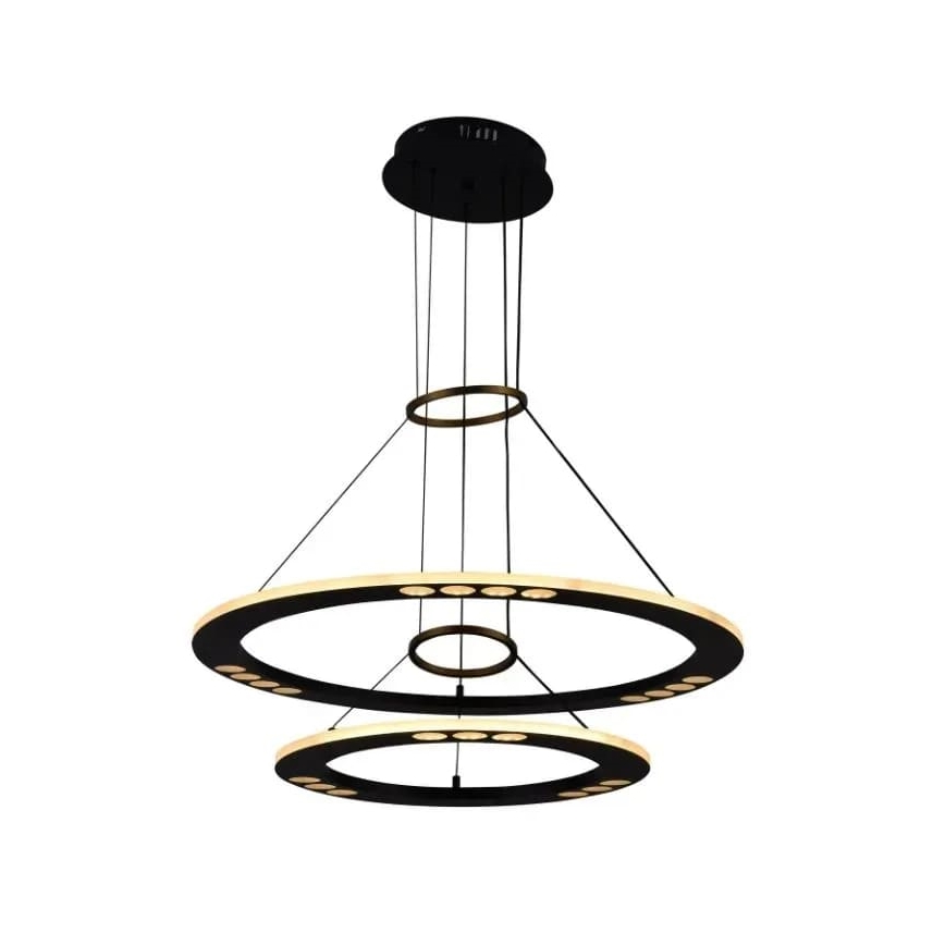LED Prigušivi luster na sajli LED/65W/230V 3000-6500K + Daljinski upravljač