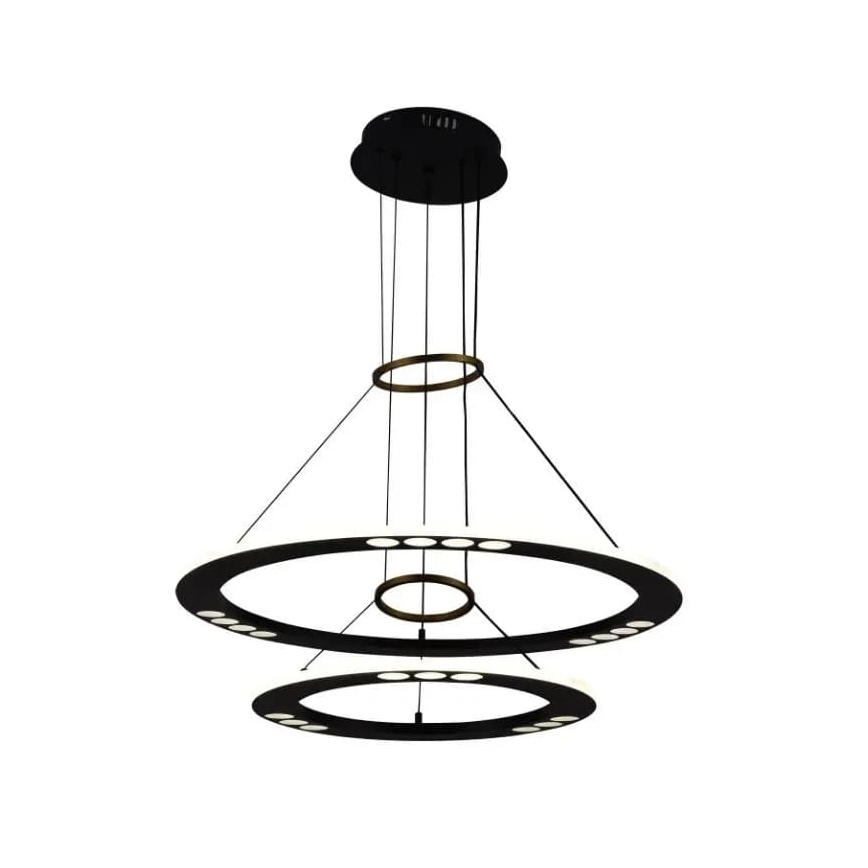 LED Prigušivi luster na sajli LED/65W/230V 3000-6500K + Daljinski upravljač