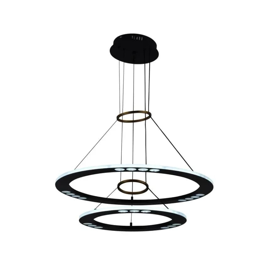LED Prigušivi luster na sajli LED/65W/230V 3000-6500K + Daljinski upravljač