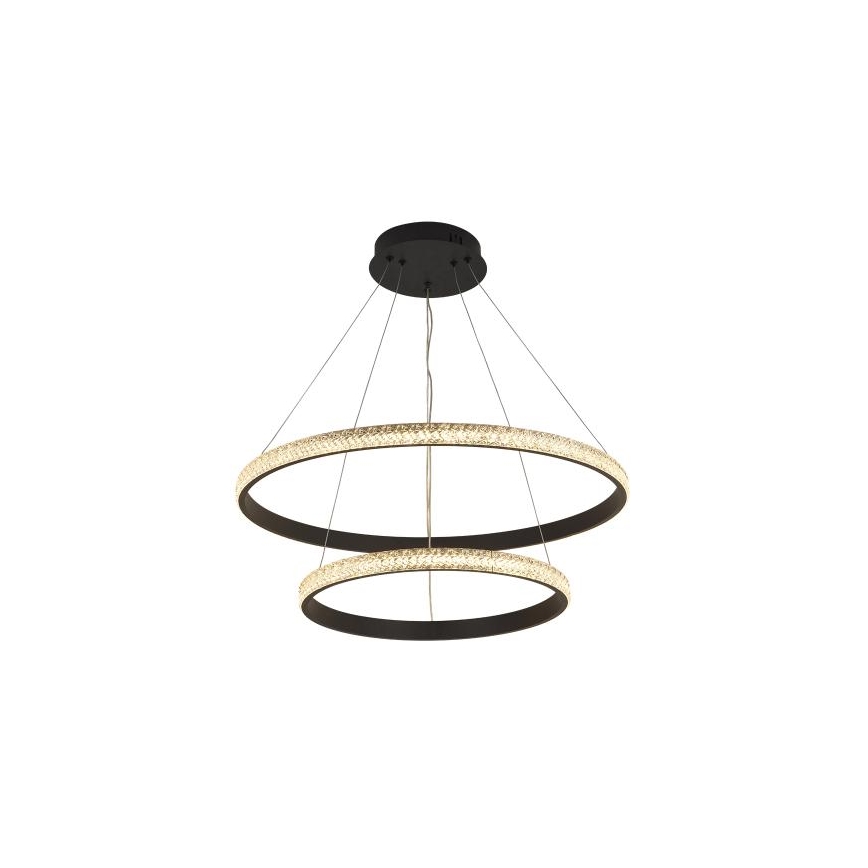 LED Prigušivi luster na sajli LED/65W/230V 3000-6500K pr. 60 cm + Daljinski upravljač