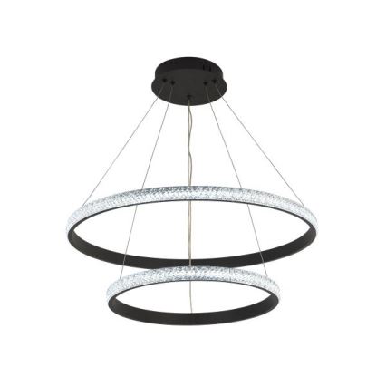LED Prigušivi luster na sajli LED/65W/230V 3000-6500K pr. 60 cm + Daljinski upravljač