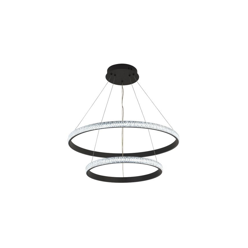 LED Prigušivi luster na sajli LED/65W/230V 3000-6500K pr. 60 cm + Daljinski upravljač