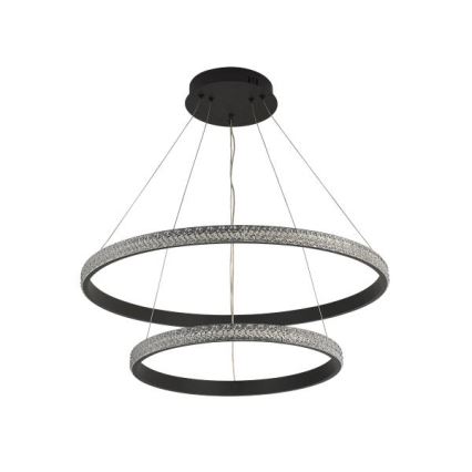 LED Prigušivi luster na sajli LED/65W/230V 3000-6500K pr. 60 cm + Daljinski upravljač