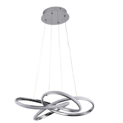LED Prigušivi luster na sajli LED/65W/230V 3000-6500K krom + Daljinski upravljač