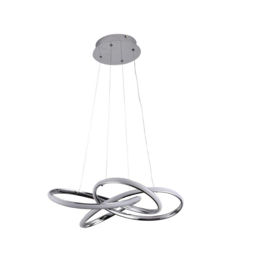 LED Prigušivi luster na sajli LED/65W/230V 3000-6500K krom + Daljinski upravljač