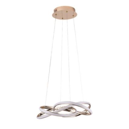 LED Prigušivi luster na sajli LED/65W/230V 3000-6500K zlatna + Daljinski upravljač