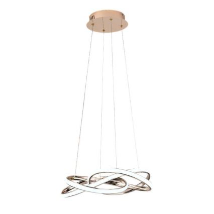 LED Prigušivi luster na sajli LED/65W/230V 3000-6500K zlatna + Daljinski upravljač