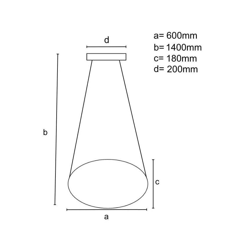 LED Prigušivi luster na sajli LED/70W/230V 3000-6500K bela + Daljinski upravljač