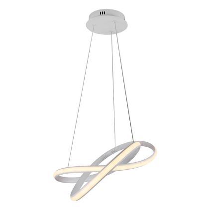 LED Prigušivi luster na sajli LED/70W/230V 3000-6500K bela + Daljinski upravljač