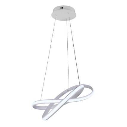 LED Prigušivi luster na sajli LED/70W/230V 3000-6500K bela + Daljinski upravljač