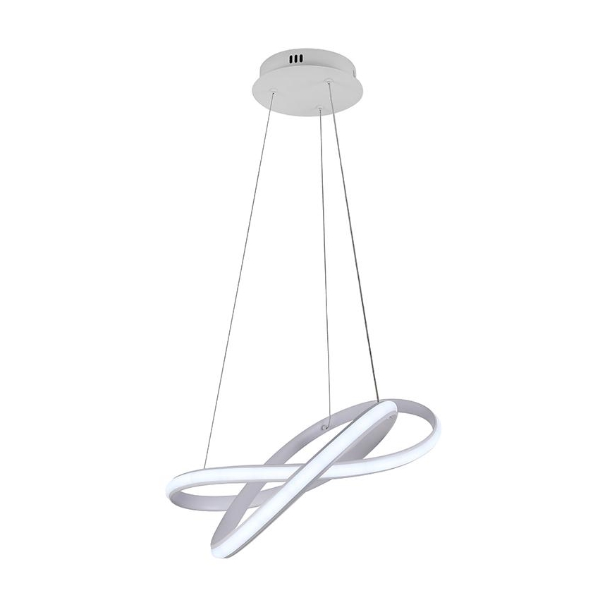 LED Prigušivi luster na sajli LED/70W/230V 3000-6500K bela + Daljinski upravljač