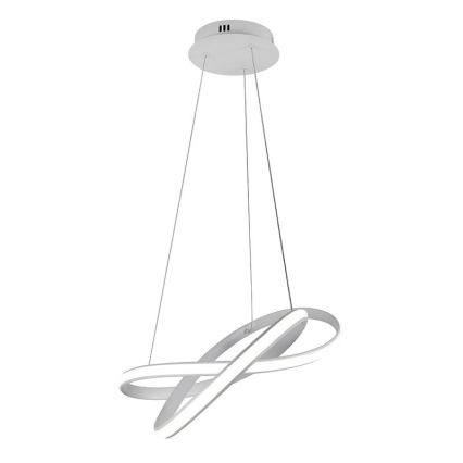 LED Prigušivi luster na sajli LED/70W/230V 3000-6500K bela + Daljinski upravljač
