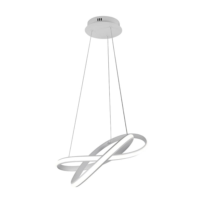 LED Prigušivi luster na sajli LED/70W/230V 3000-6500K bela + Daljinski upravljač