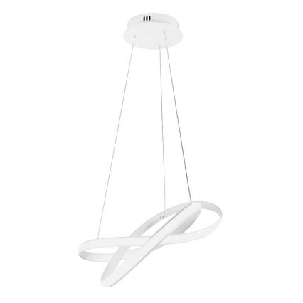 LED Prigušivi luster na sajli LED/70W/230V 3000-6500K bela + Daljinski upravljač