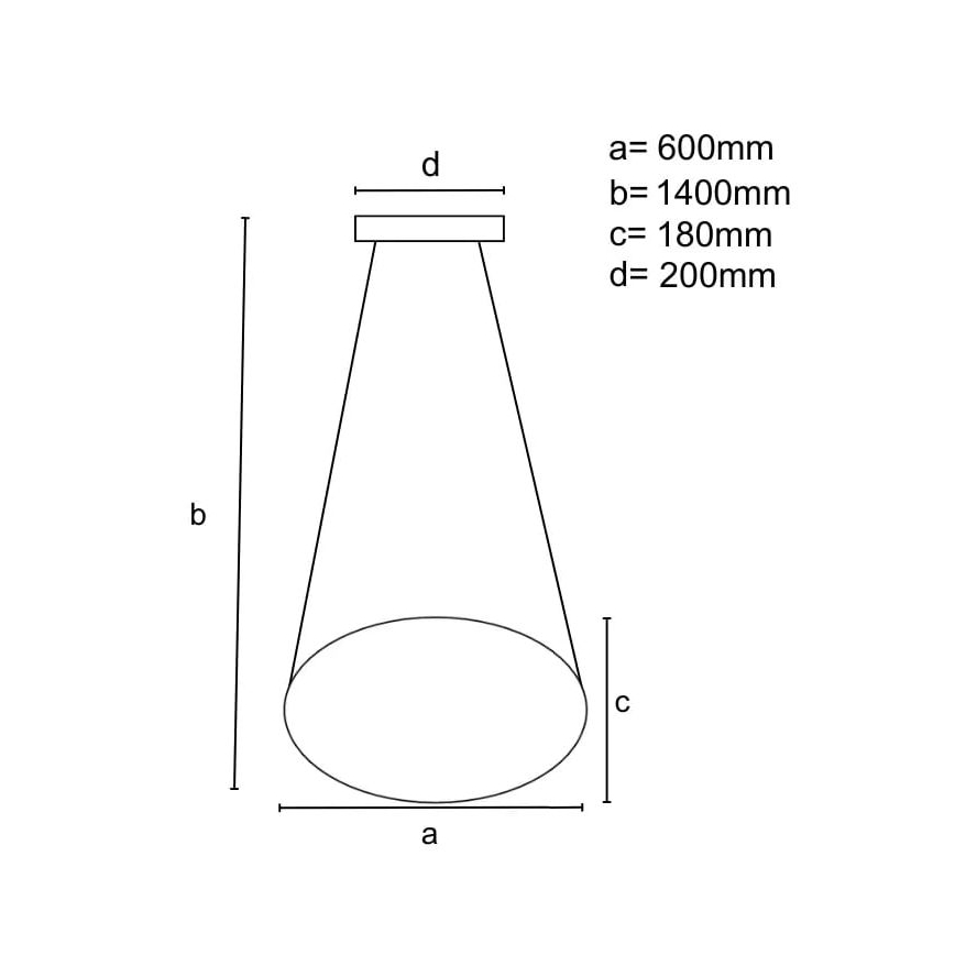 LED Prigušivi luster na sajli LED/70W/230V 3000-6500K crno + Daljinski upravljač