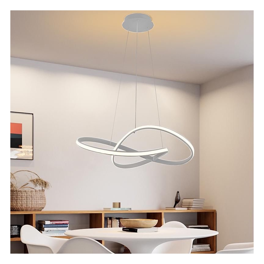 LED Prigušivi luster na sajli LED/70W/230V 3000-6500K + daljinski upravljač