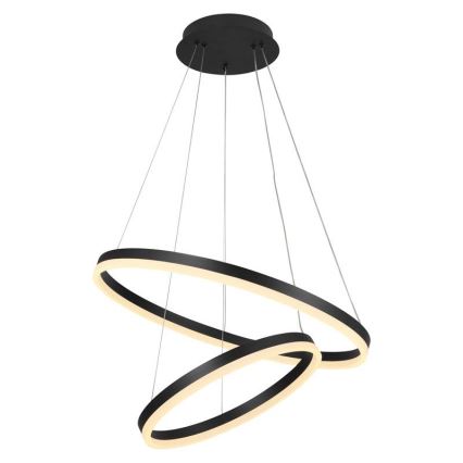 LED Prigušivi luster na sajli LED/70W/230V 3000-6500K pr. 60 cm + Daljinski upravljač