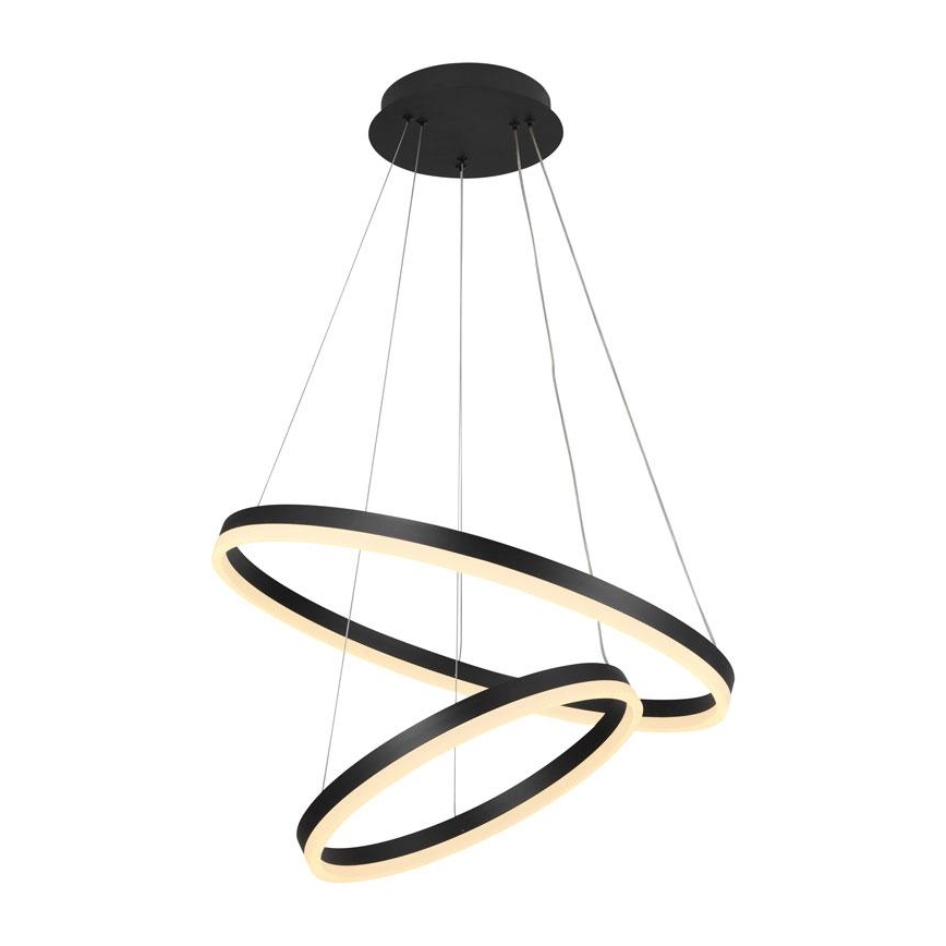 LED Prigušivi luster na sajli LED/70W/230V 3000-6500K pr. 60 cm + Daljinski upravljač