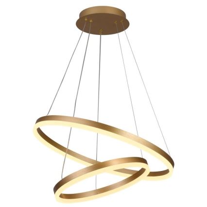LED Prigušivi luster na sajli LED/70W/230V 3000-6500K pr. 60 cm + Daljinski upravljač