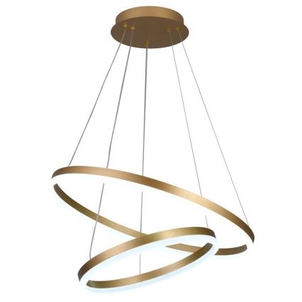 LED Prigušivi luster na sajli LED/70W/230V 3000-6500K pr. 60 cm + Daljinski upravljač