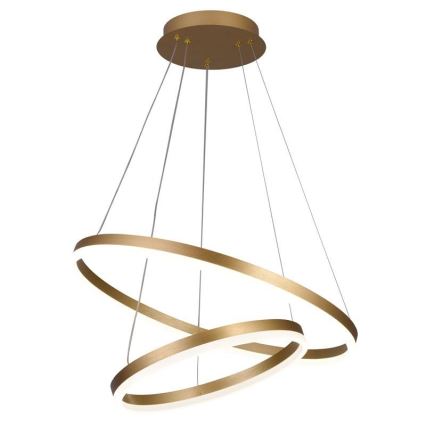 LED Prigušivi luster na sajli LED/70W/230V 3000-6500K pr. 60 cm + Daljinski upravljač