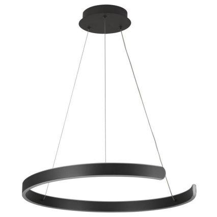 LED Prigušivi luster na sajli LED/70W/230V 3000-6500K pr. 60 cm + Daljinski upravljač