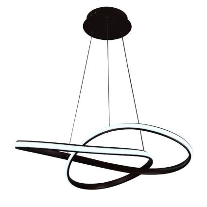 LED Prigušivi luster na sajli LED/70W/230V 3000-6500K + Daljinski upravljač