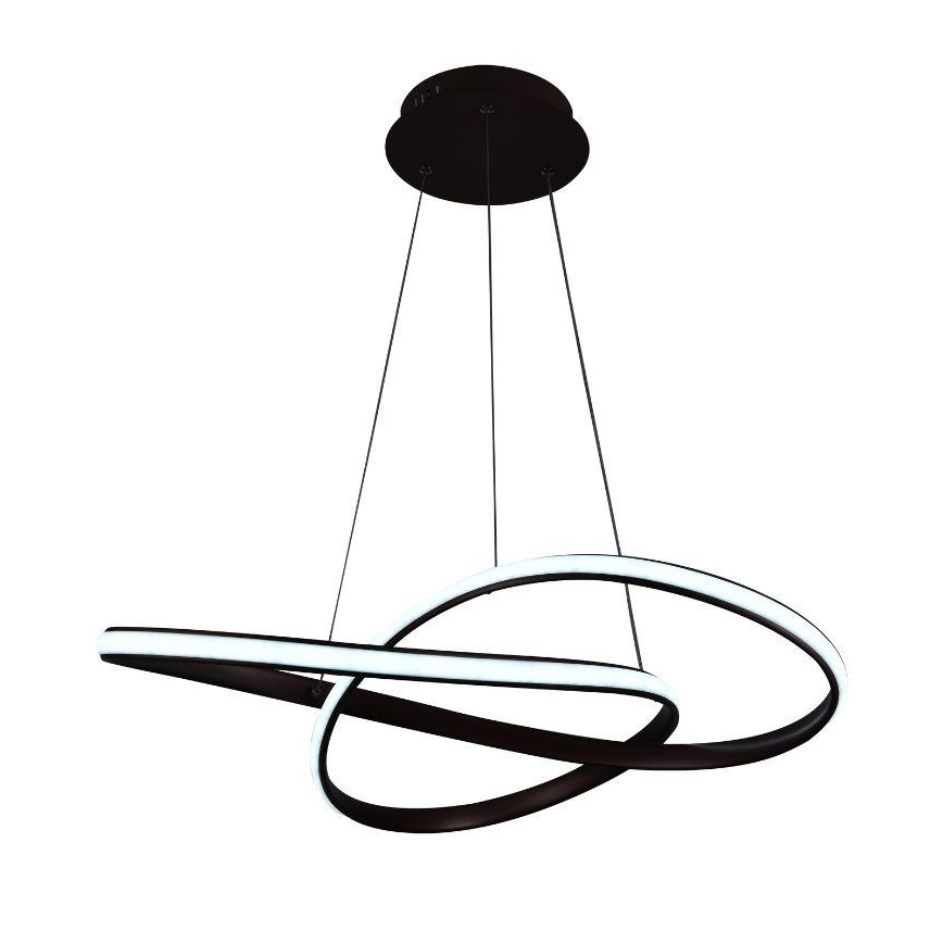 LED Prigušivi luster na sajli LED/70W/230V 3000-6500K + Daljinski upravljač
