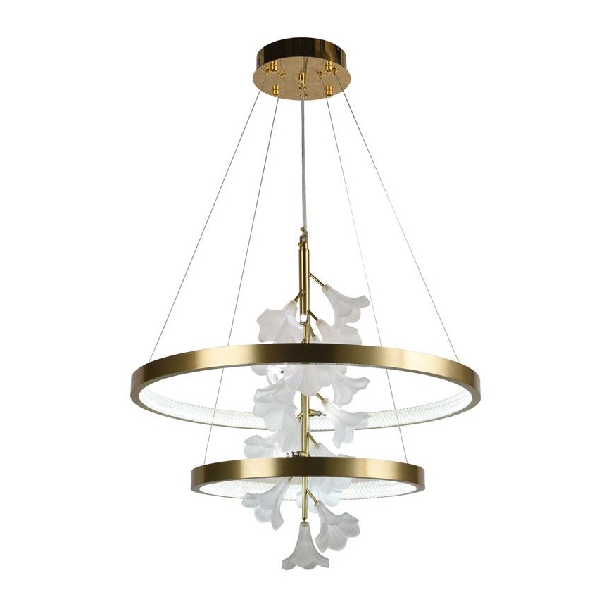 LED Prigušivi luster na sajli LED/70W/230V 3000-6500K + Daljinski upravljač