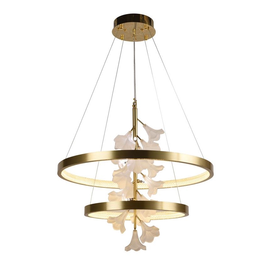 LED Prigušivi luster na sajli LED/70W/230V 3000-6500K + Daljinski upravljač