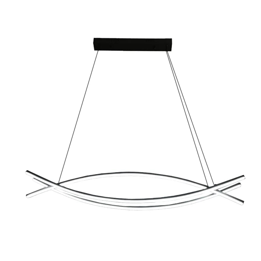 LED Prigušivi luster na sajli LED/70W/230V 3000-6500K + Daljinski upravljač