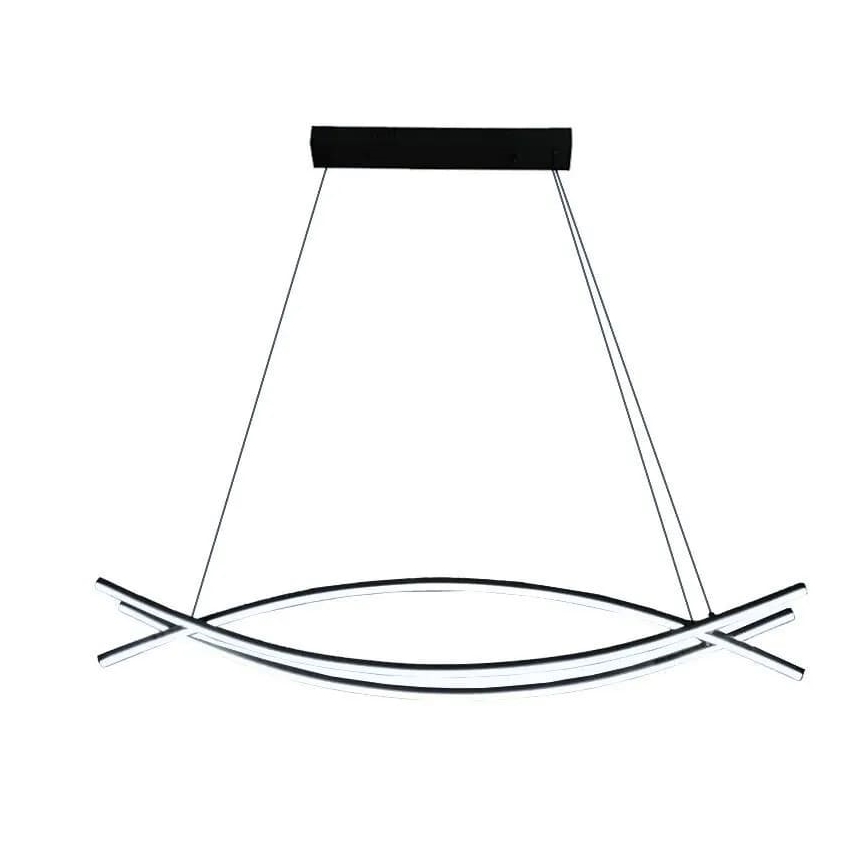 LED Prigušivi luster na sajli LED/70W/230V 3000-6500K + Daljinski upravljač