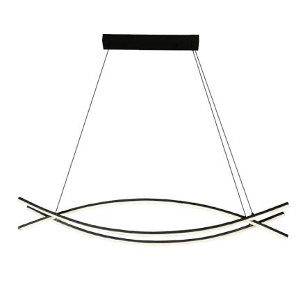 LED Prigušivi luster na sajli LED/70W/230V 3000-6500K + Daljinski upravljač