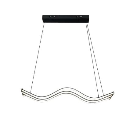 LED Prigušivi luster na sajli LED/70W/230V 3000-6500K + Daljinski upravljač