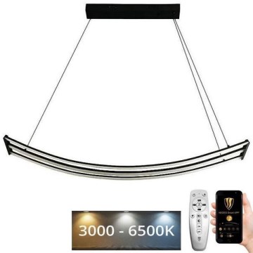 LED Prigušivi luster na sajli LED/70W/230V 3000-6500K + Daljinski upravljač