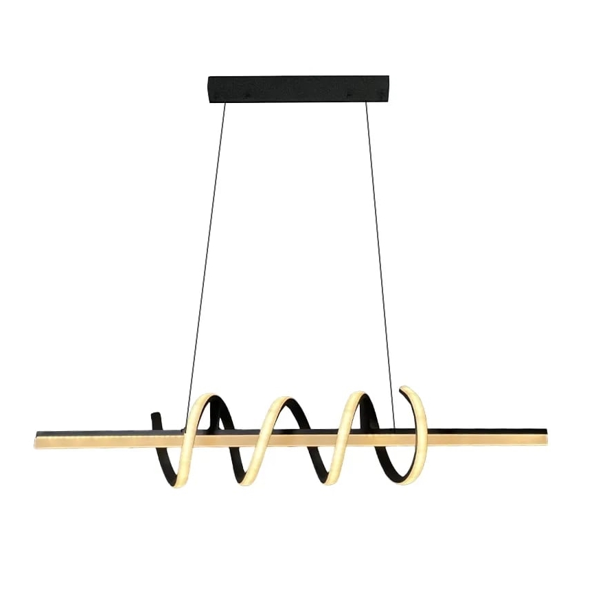 LED Prigušivi luster na sajli LED/70W/230V 3000-6500K + Daljinski upravljač