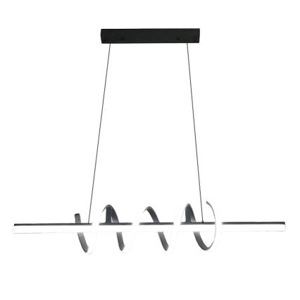 LED Prigušivi luster na sajli LED/70W/230V 3000-6500K + Daljinski upravljač