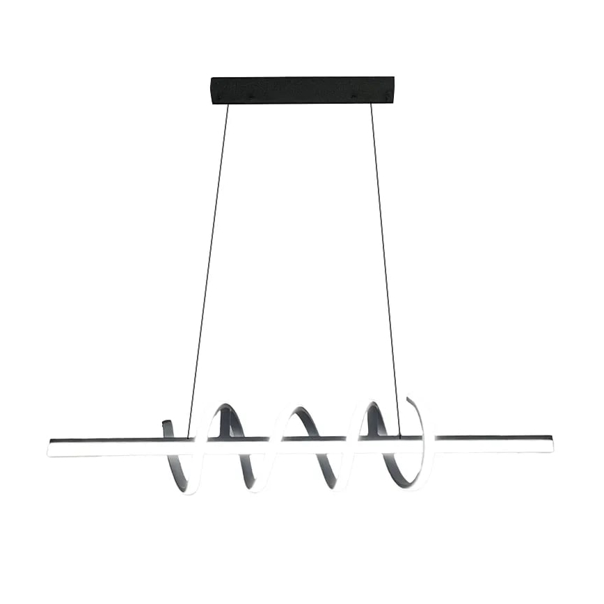 LED Prigušivi luster na sajli LED/70W/230V 3000-6500K + Daljinski upravljač