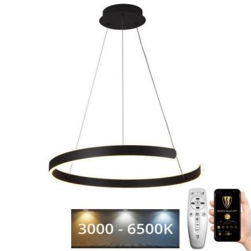 LED Prigušivi luster na sajli LED/70W/230V 3000-6500K pr. 60 cm + Daljinski upravljač