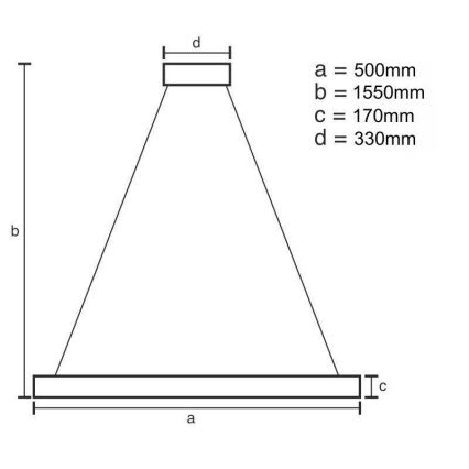 LED Prigušivi kristalni luster na sajli LED/70W/230V 3000-6500K zlatna + Daljinski upravljač