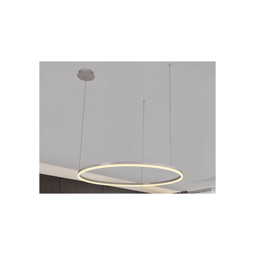 LED Prigušivi luster na sajli LED/72W/230V 3000-6500K pr. 100 cm + Daljinski upravljač
