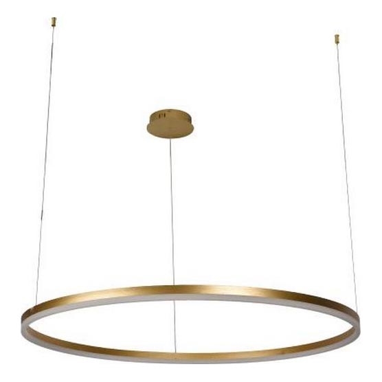 LED Prigušivi luster na sajli LED/72W/230V 3000-6500K pr. 100 cm + Daljinski upravljač